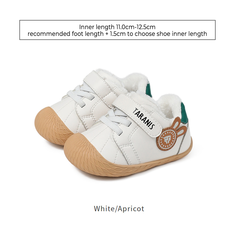 TARANISkids 2022 Winter New Baby Soft Bottom Baotou Indoor Shoes