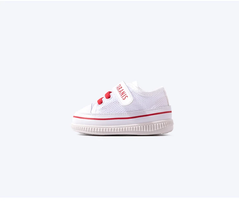 TARANIS Spring and Autumn boy's walking shoes female baby is called shoe anti-slip breathable soft bottom net surface small white shoes