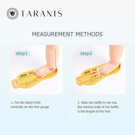 TARANISkids Healthy And Environmentally Friendly Foot Length Measuring Device For Children 0-8 Years Old