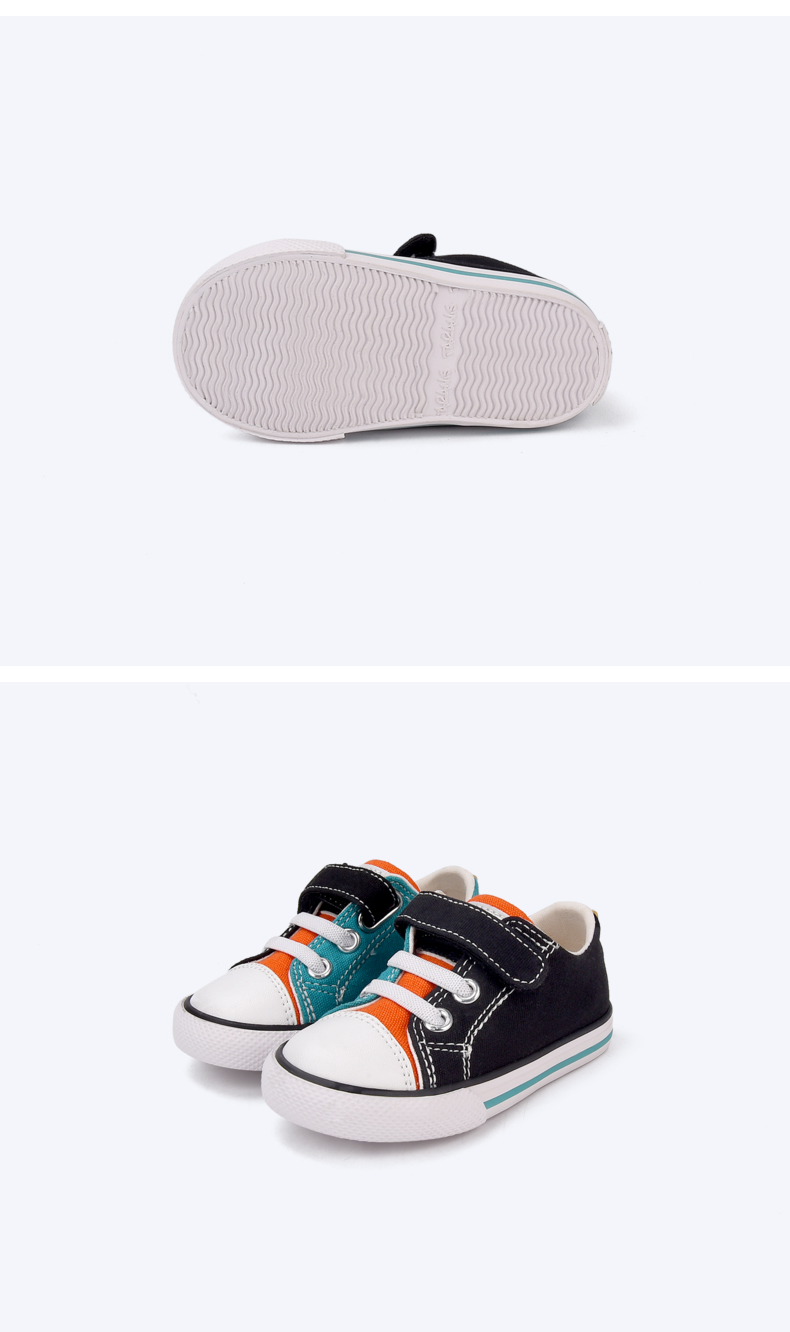 TARANIS Baby Velcro Casual Shoes Spring 2021 new boys' non-slip canvas shoes for children