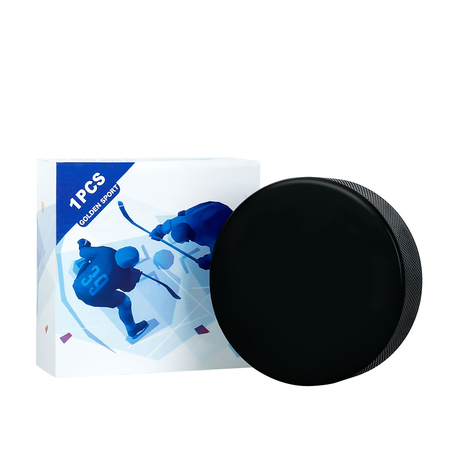 Professional Sports Classic Black Ice Hockey Competition Training Rubber Puck 