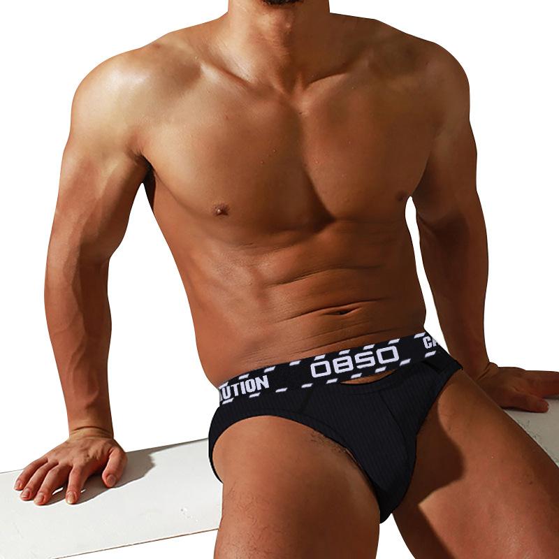 0850 Men's Breathable front and back Cutout Stretch Briefs