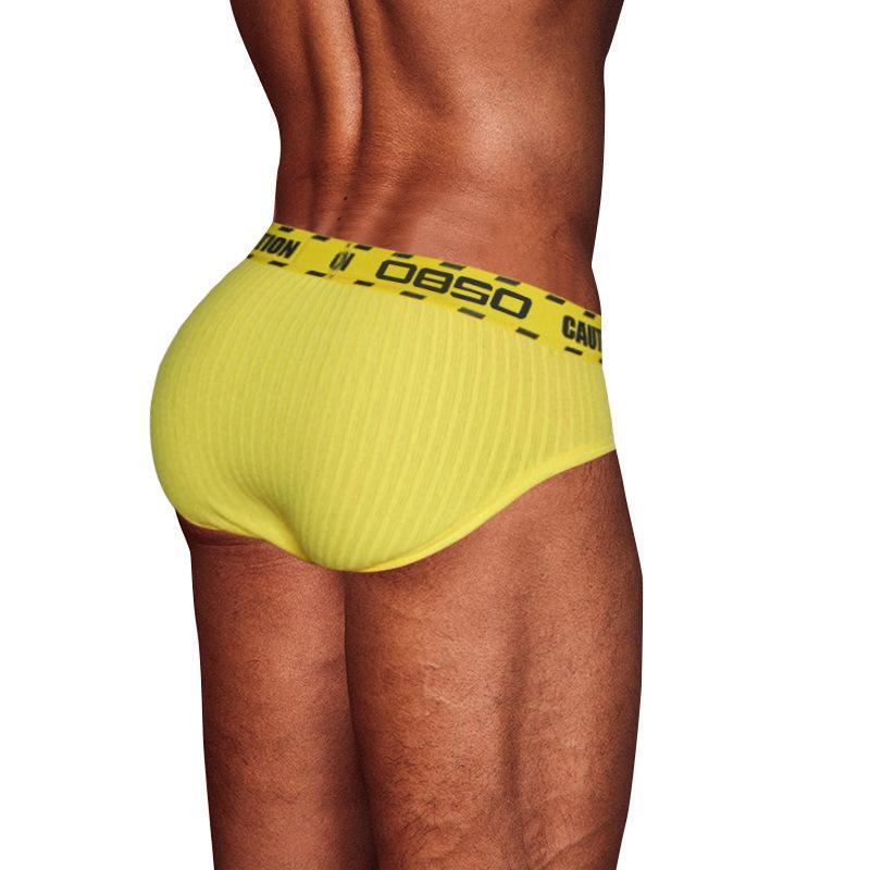 0850 Men's solid color sculpting sports briefs gay underwear