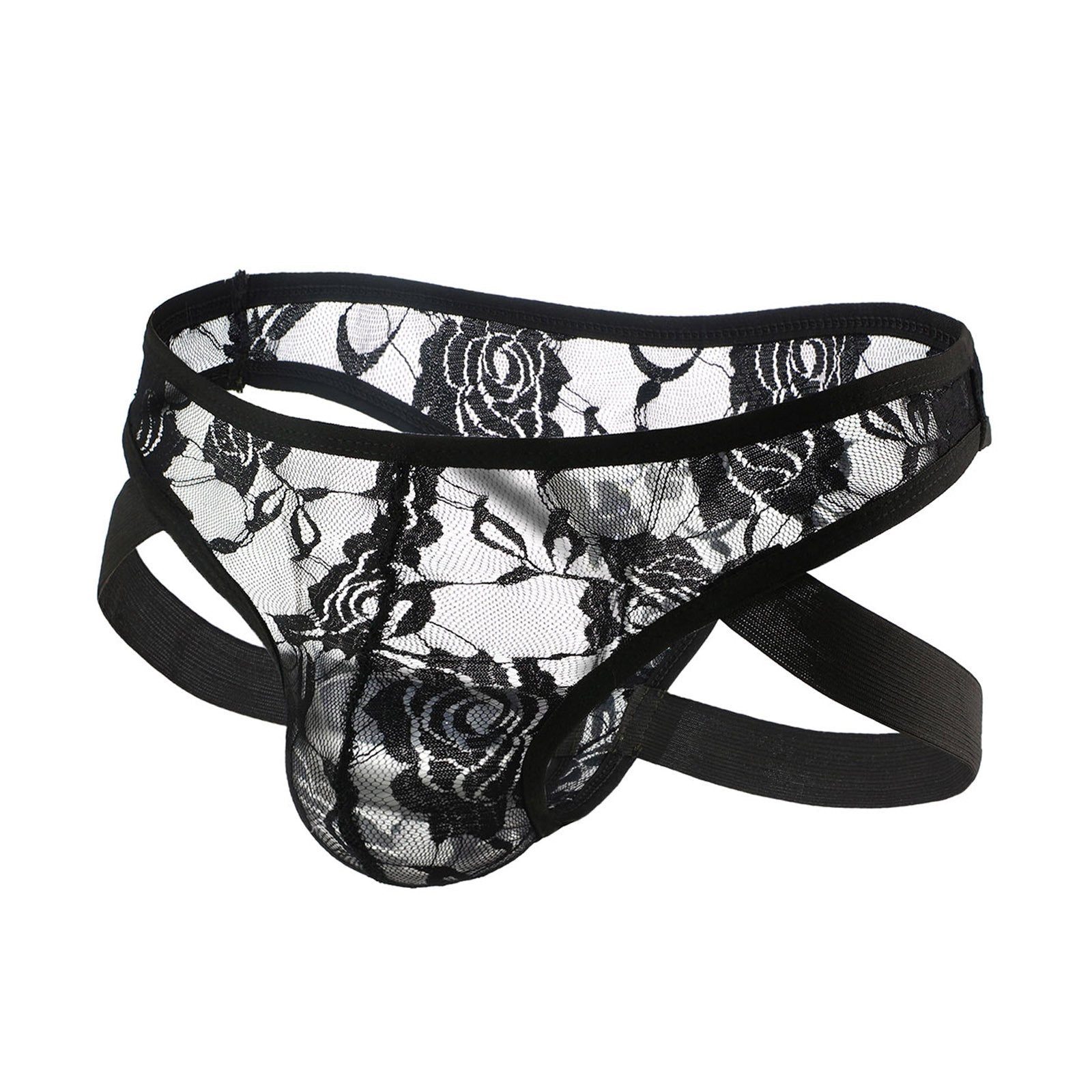 Men's Lace Sexy See-through Underwear Thong