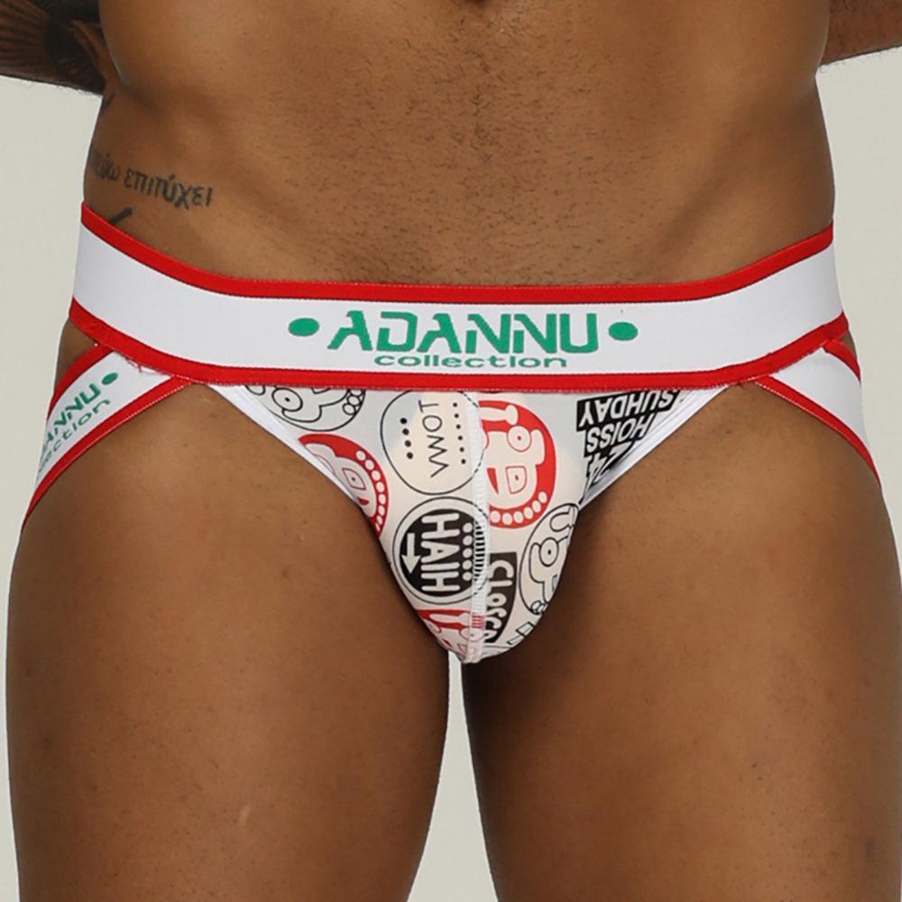 Icy Large Pouch Double Belt Thong Jockstrap