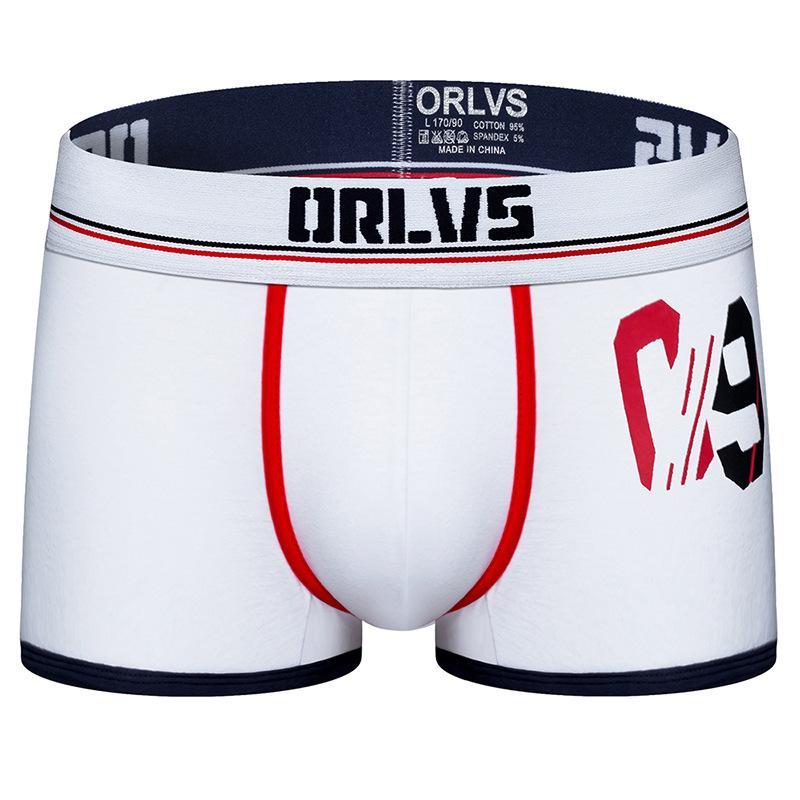 Orlvs Men's new Trendy Fashion Cotton Boxer Briefs