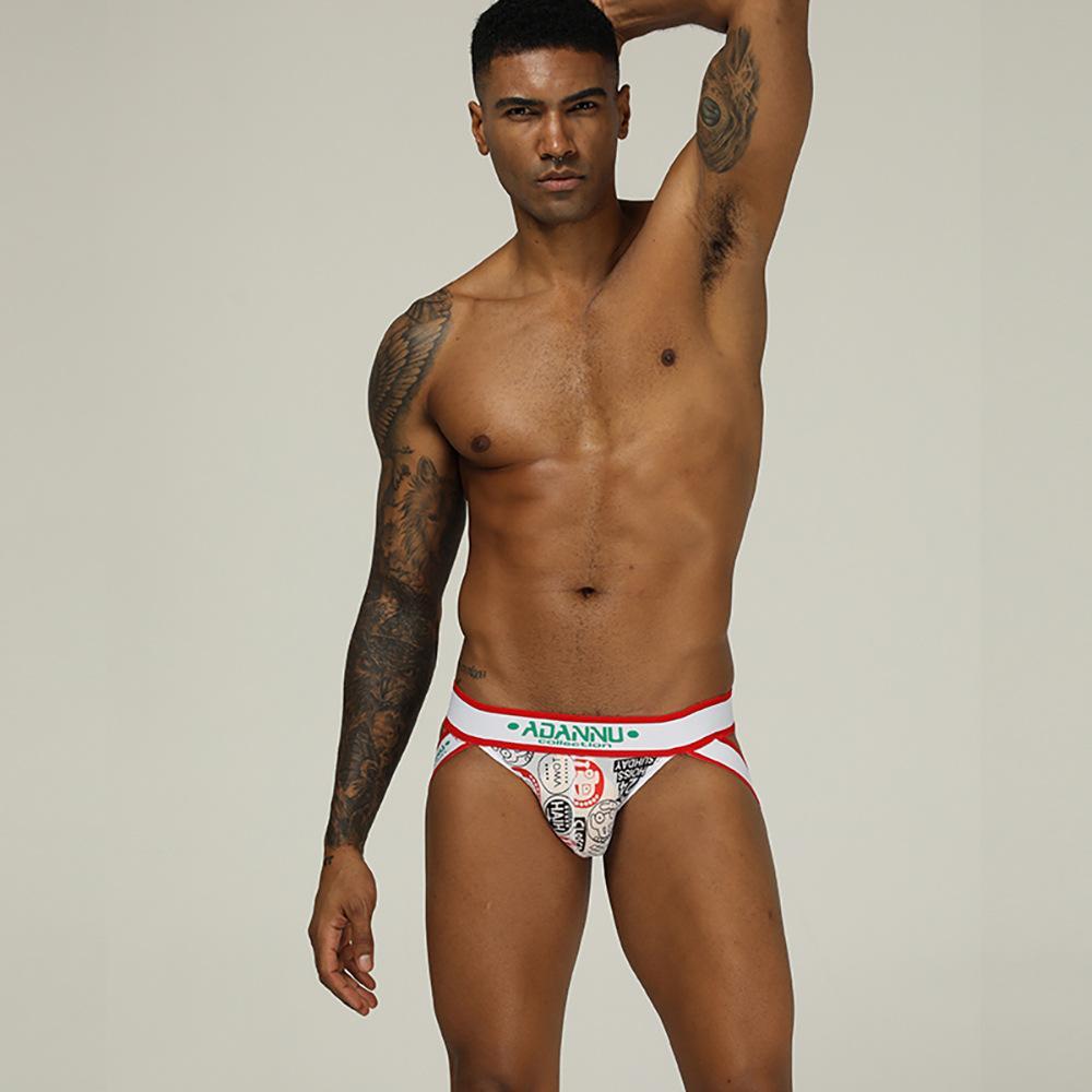 Icy Large Pouch Double Belt Thong Jockstrap