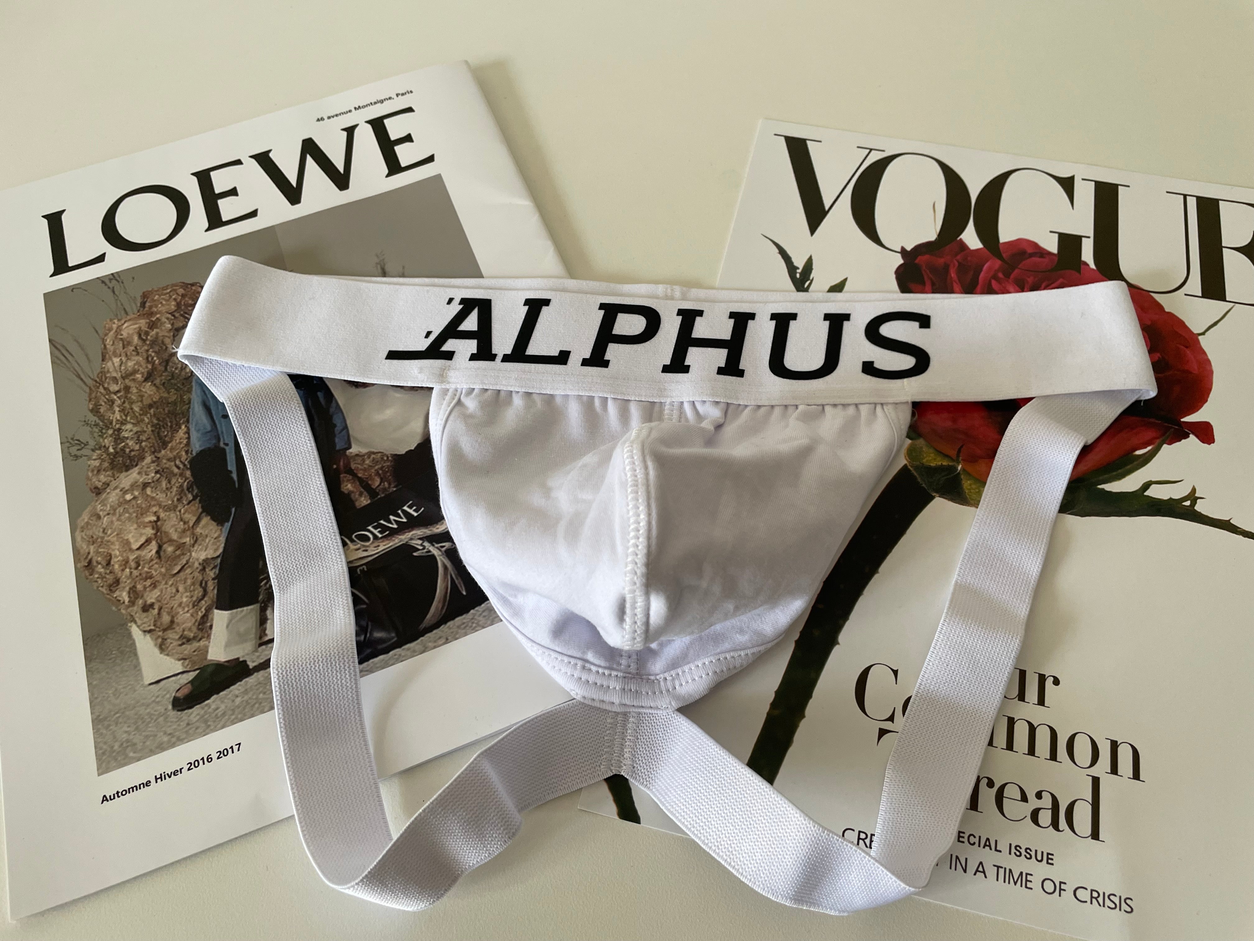 Alphus Underwear Pure White Jockstrap