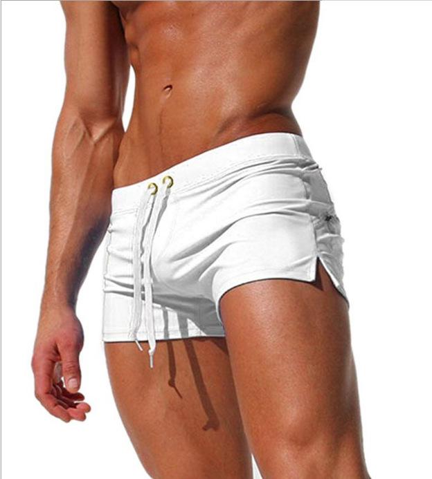 Loose Square Cut Swim Trunks