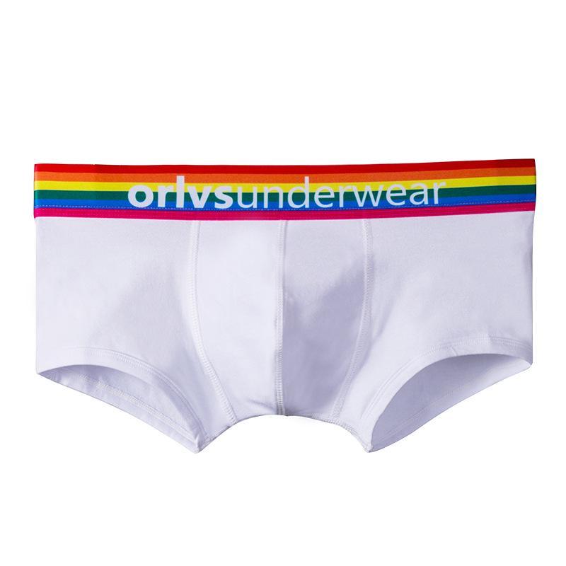 Orlvs Rainbow Lgbtq Boxer brief Independent Codpiece Anti-hemming