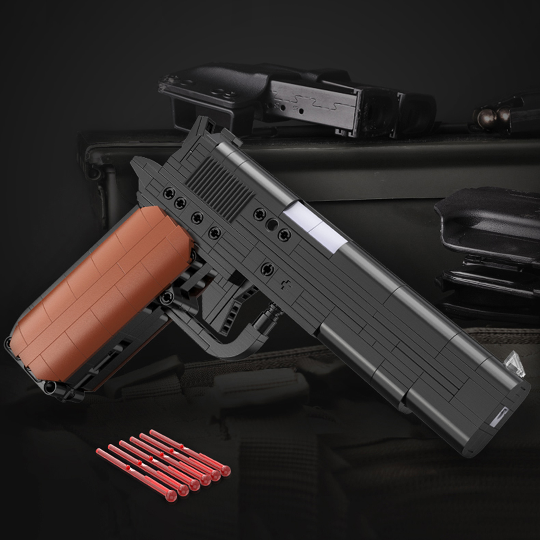  332Pcs M1911 Blaster Building Blocks Set