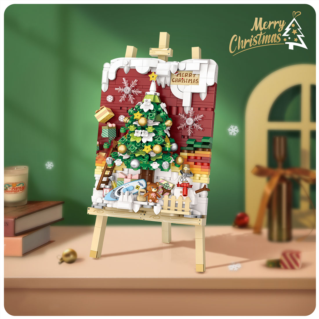 667PCS Christmas Tree Building Blocks Set 