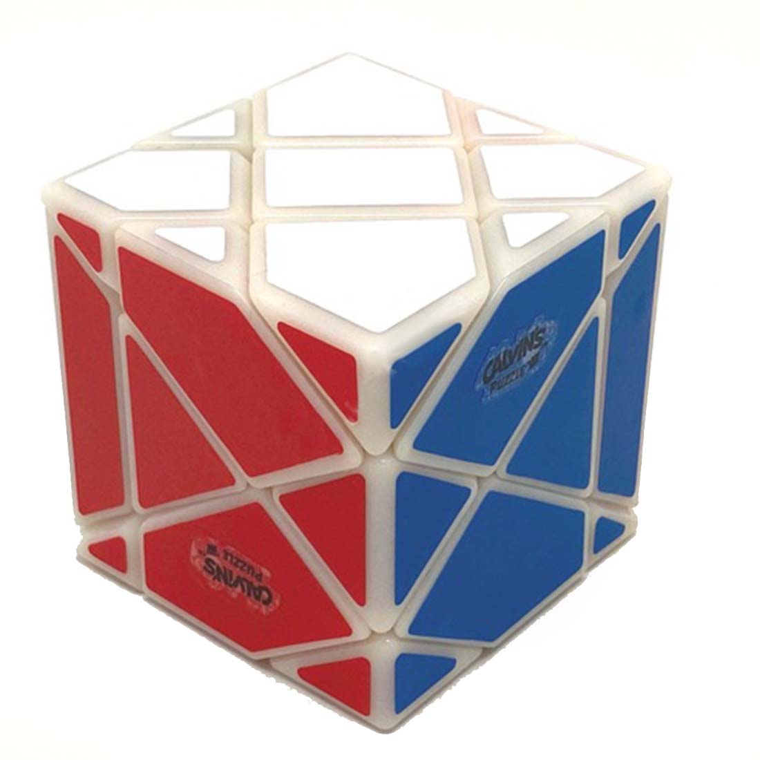 Calvin's Super Fisher 3x3 Speed Cube with 6-Color Stickers (White/Limited Edition)