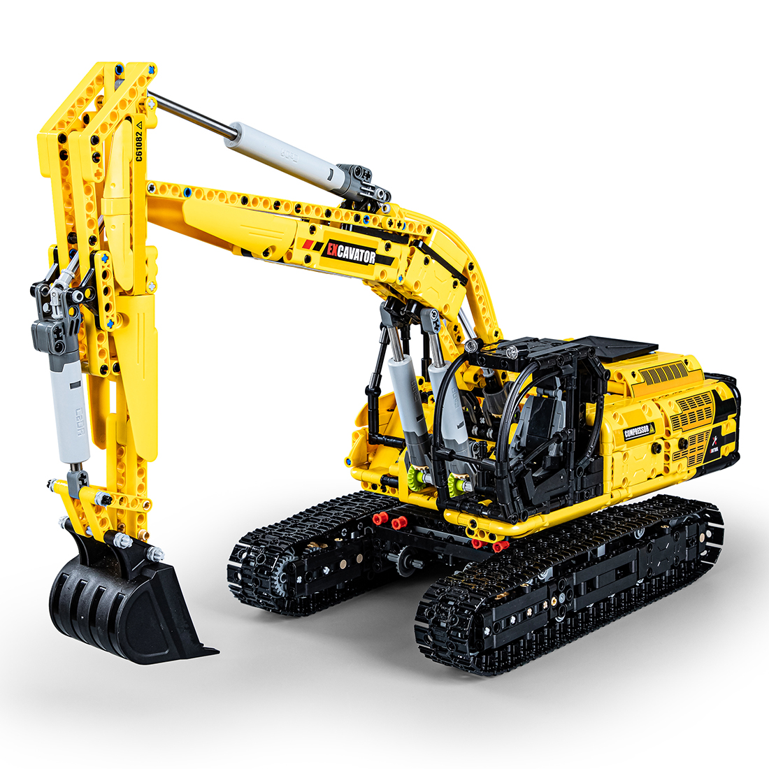 Excavator Construction Vehicle Building Blocks Set