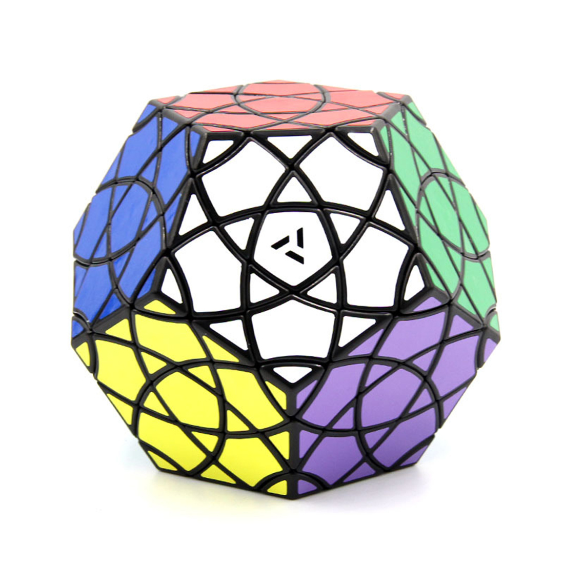 WitEden Golden Bauhinia Megaminx Magic Cube with Colorful Stickers