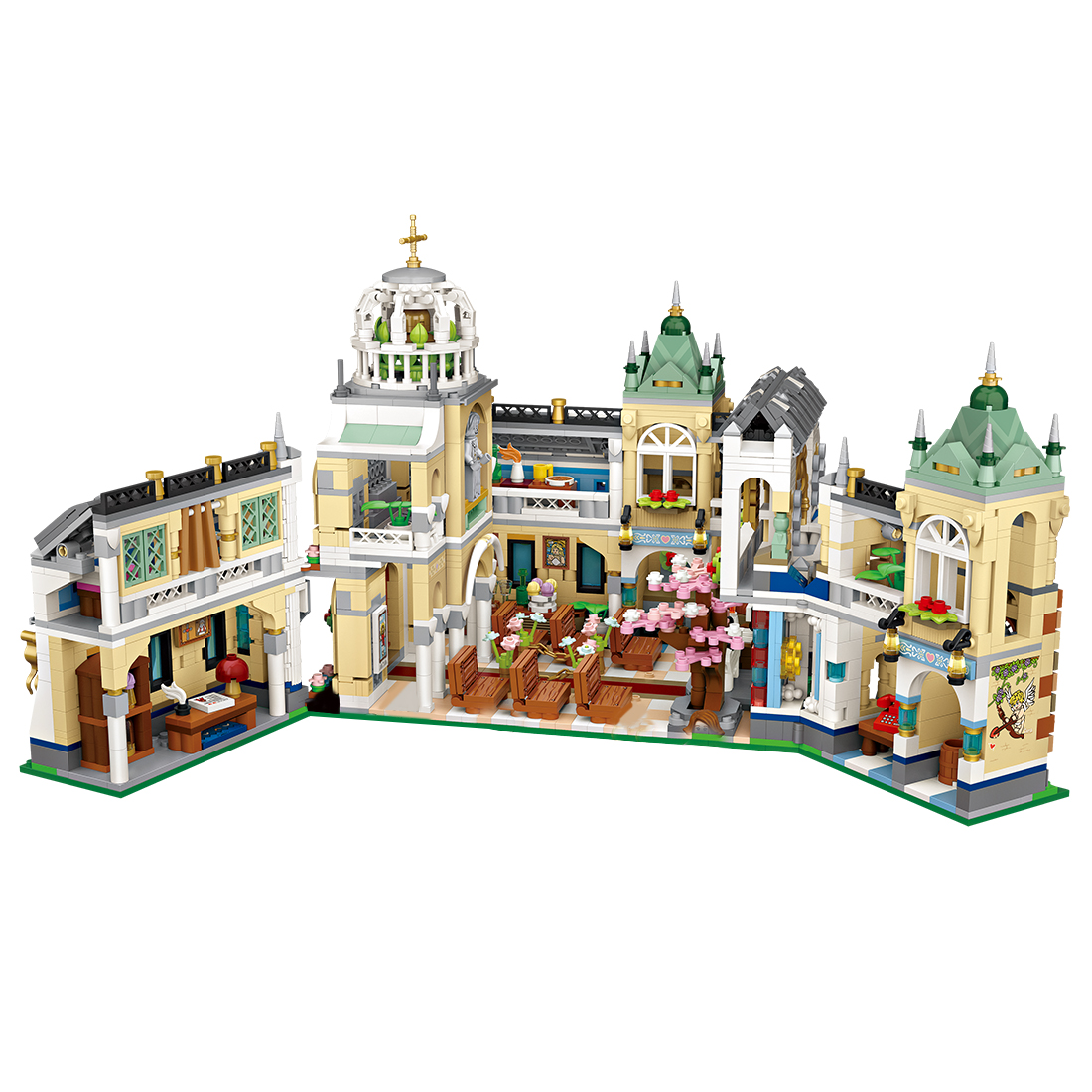 3308Pcs Wedding Church Building Block Set