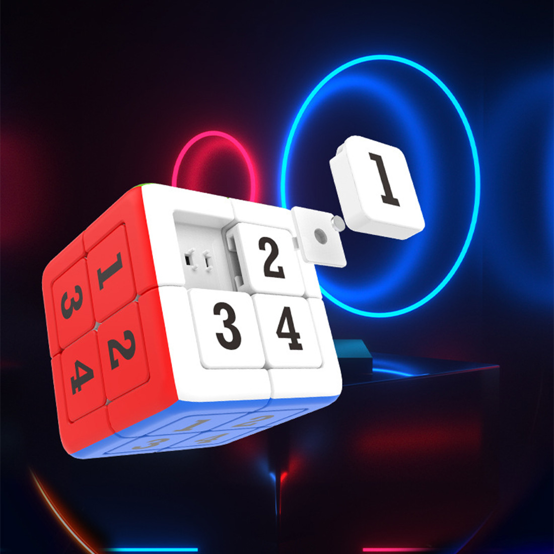 Yuxin Sudoku Puzzle 2x2 Magic Cube (Stickerless)