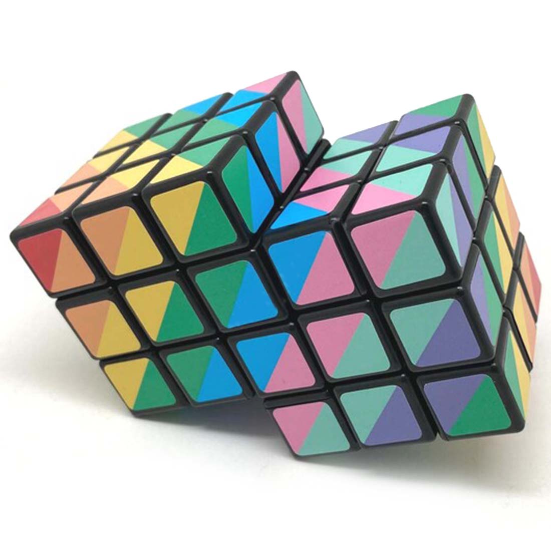 Calvin's 3x3 Double Rainbow Speed Cube