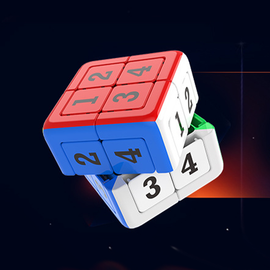 Yuxin Sudoku Puzzle 2x2 Magic Cube (Stickerless)