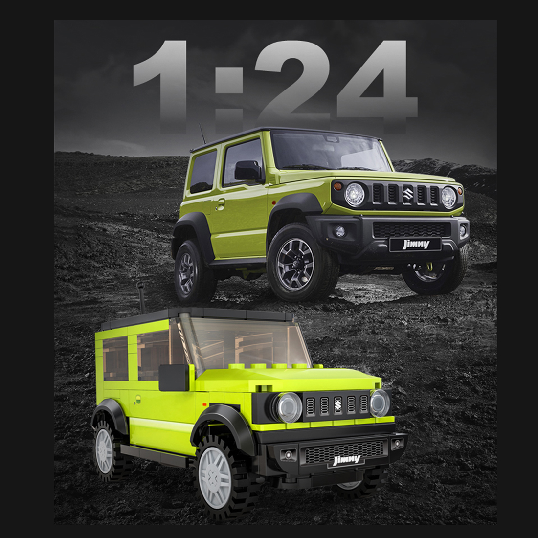 192Pcs JIMNY Off-road Vehicle Building Block Set