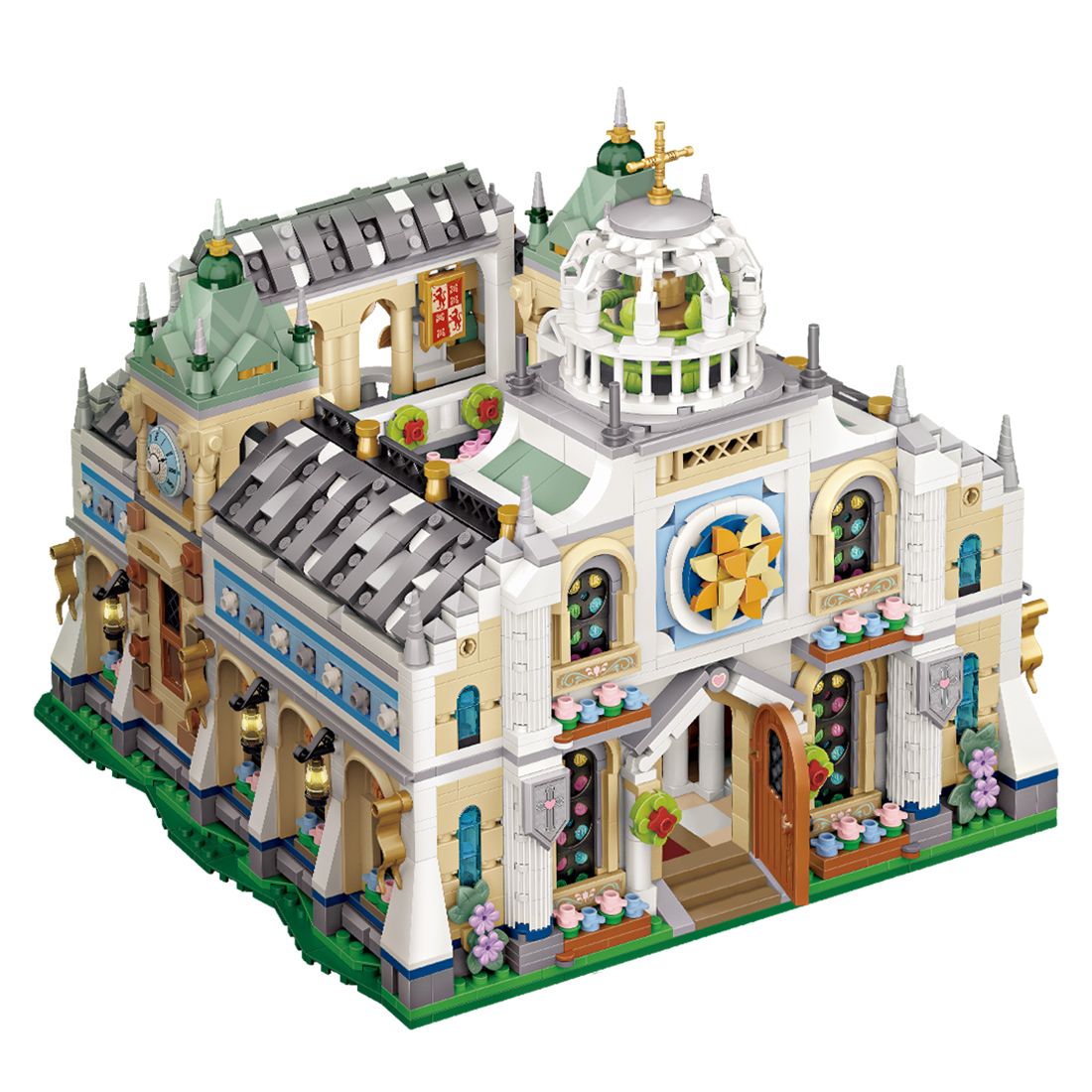 3308Pcs Wedding Church Building Block Set