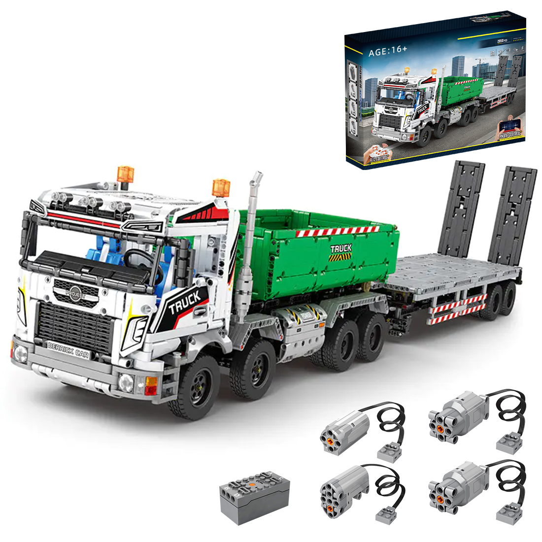 2950PCS Hook Crane Building Blocks Set 