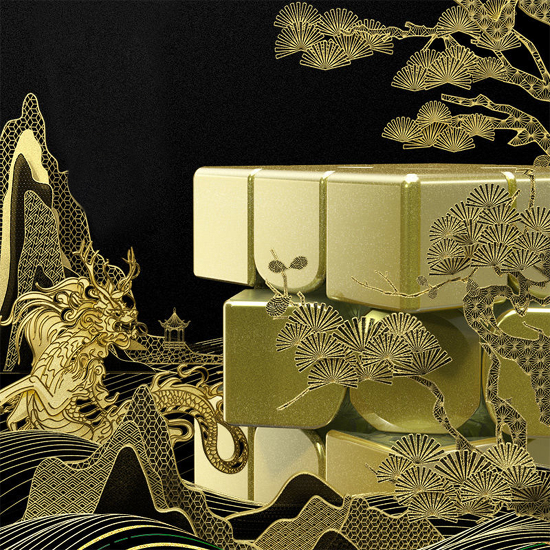 GAN 13 3x3 Maglev Speed Cube  (Customized)