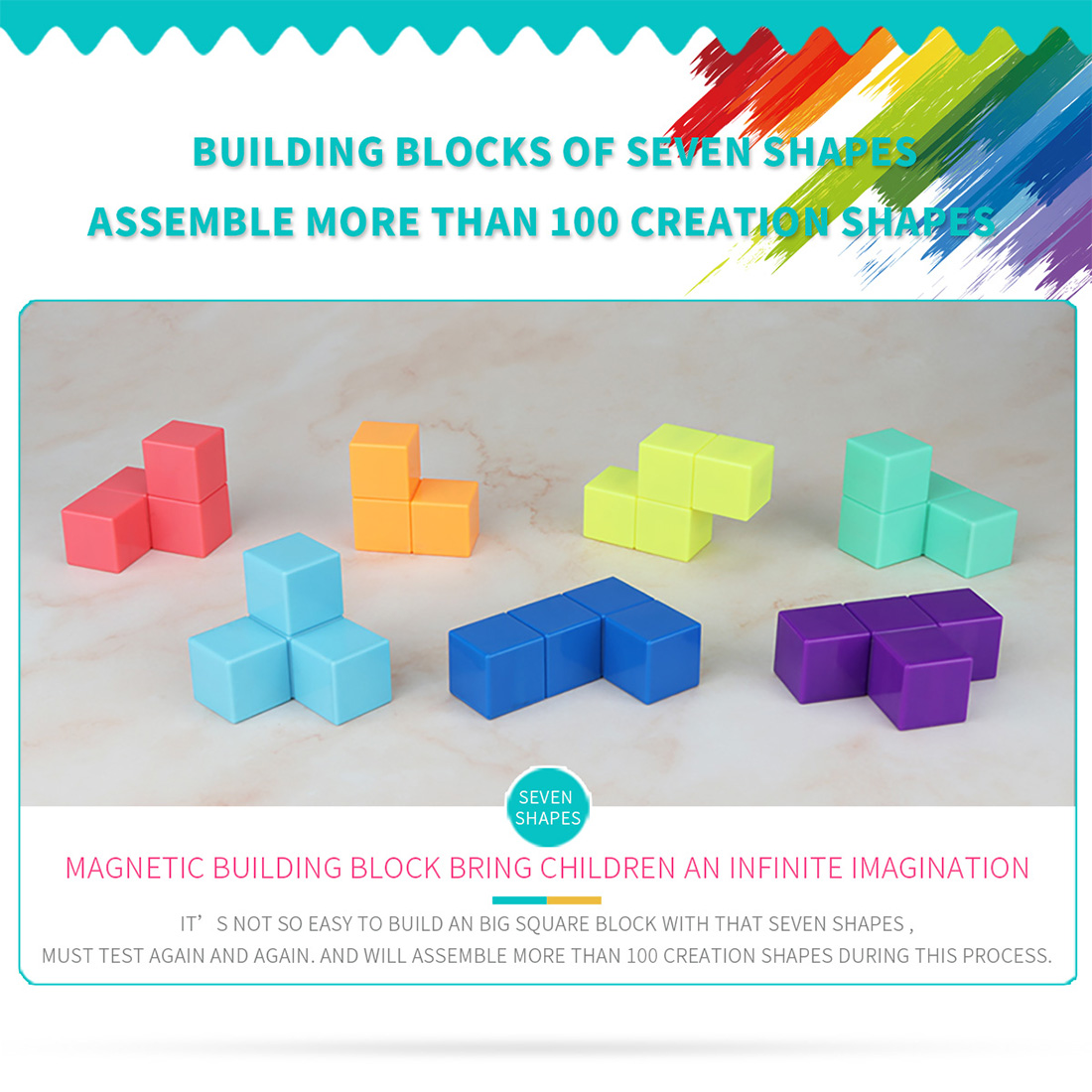 YJ Magic Cube Building Blocks Magnetic Transparent → MasterCubeStore