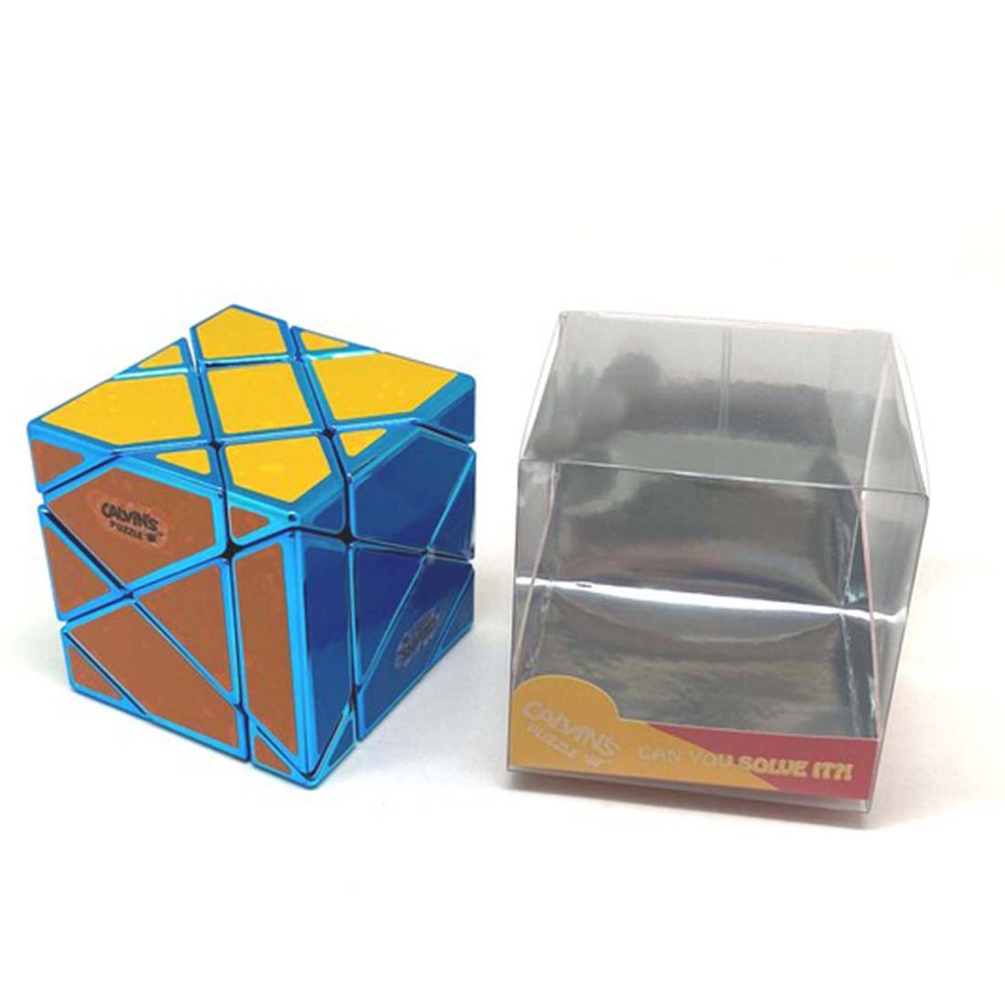 Calvin's Super Fisher 3x3 Speed Cube with 6-Color Stickers (Blue/Limited Edition)
