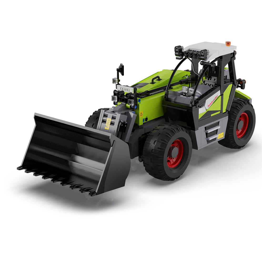 1469Pcs Telescopic Loader Vehicle Building Block Set