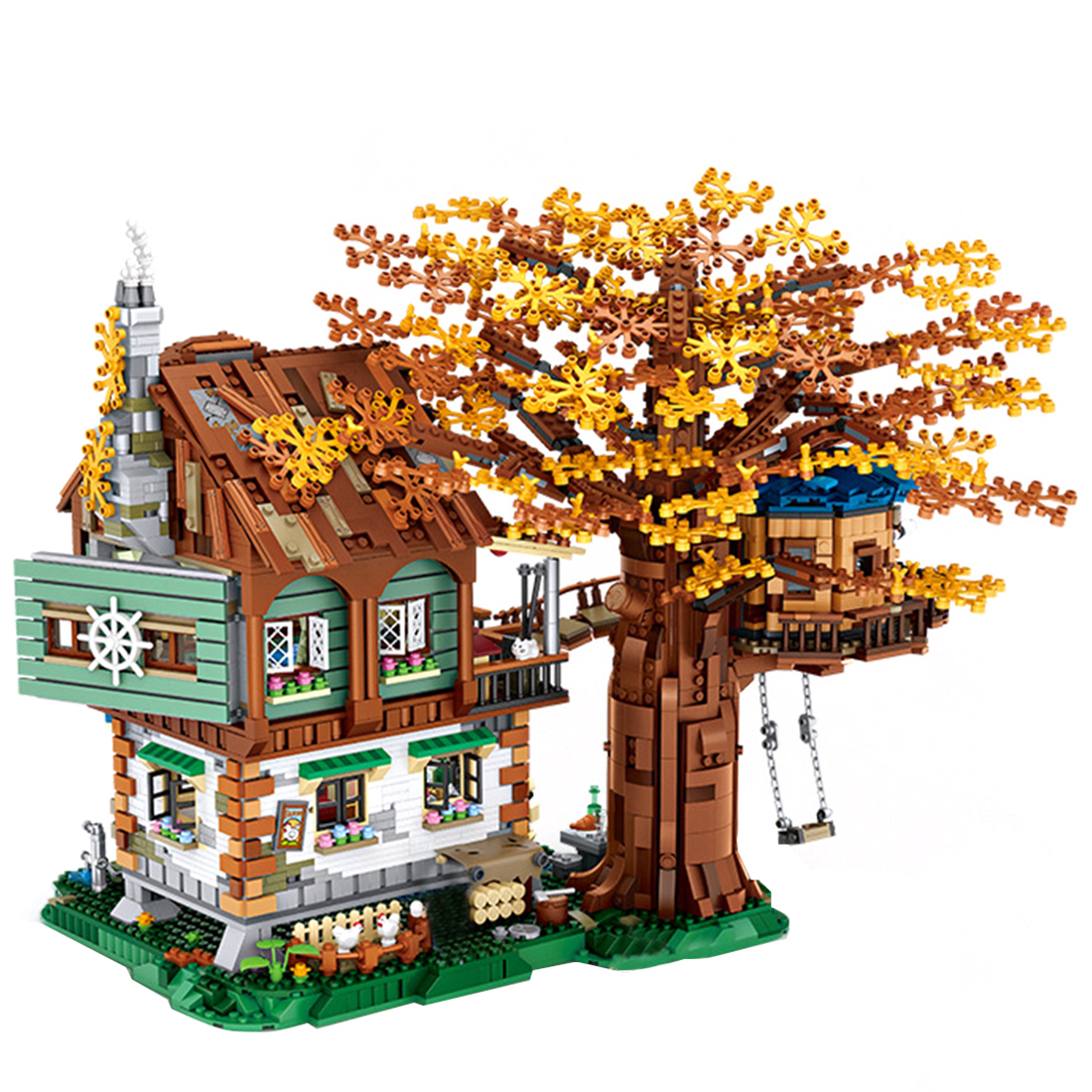 4761Pcs Tree House Bricks Building Blocks Set