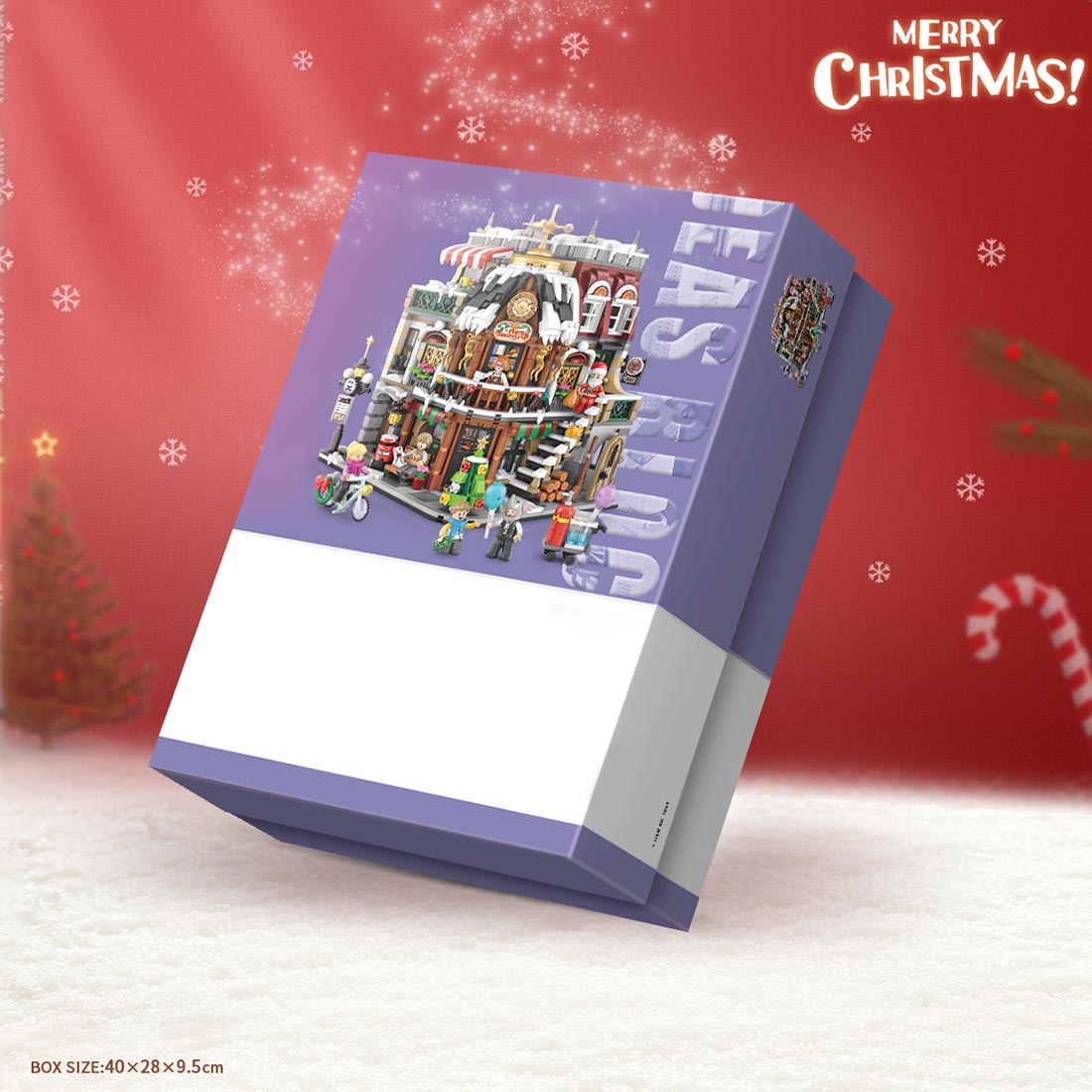 2,506PCS Christmas Cafe Model Building Blocks Set 