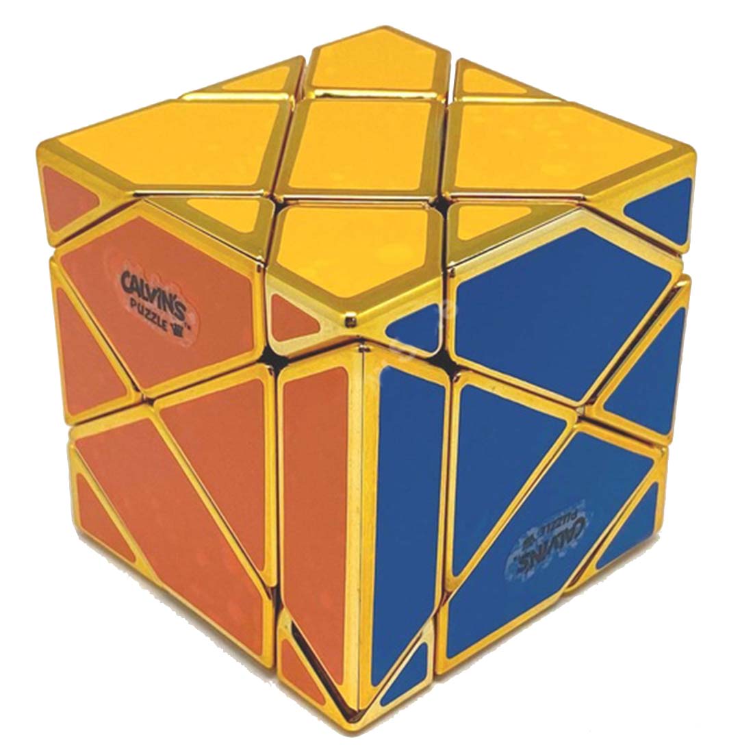 Calvin's Super Fisher 3x3 Speed Cube with 6-Color Stickers (Golden/Limited Edition)