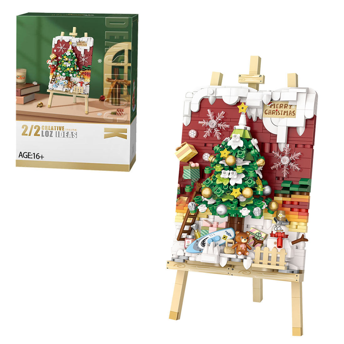 667PCS Christmas Tree Building Blocks Set 
