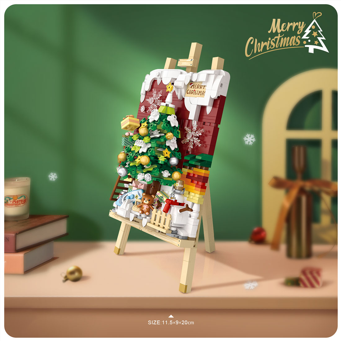 667PCS Christmas Tree Building Blocks Set 