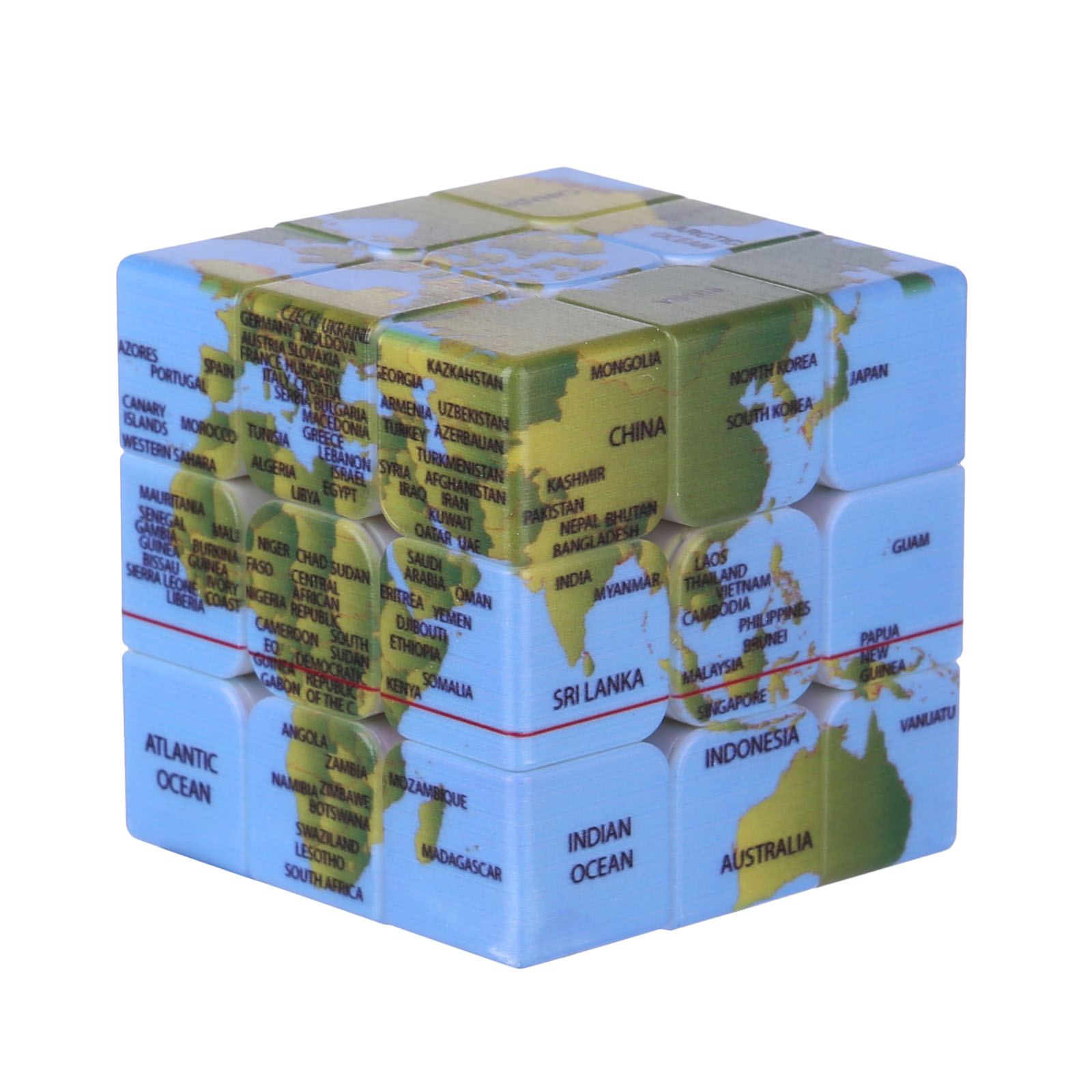 FangMo Earth Mappamondi 3x3 Magic Cube 