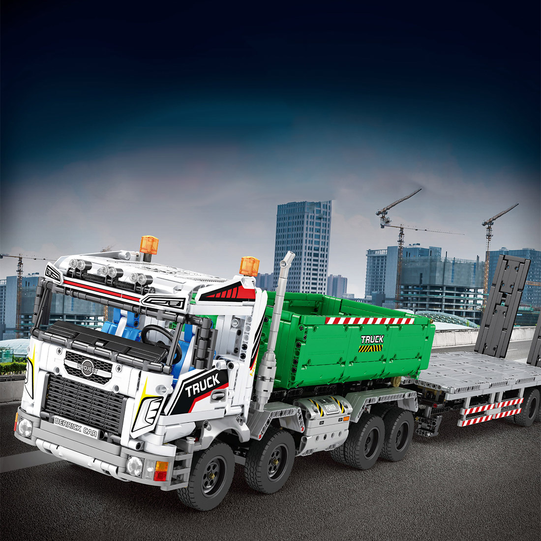 2950PCS Hook Crane Building Blocks Set 