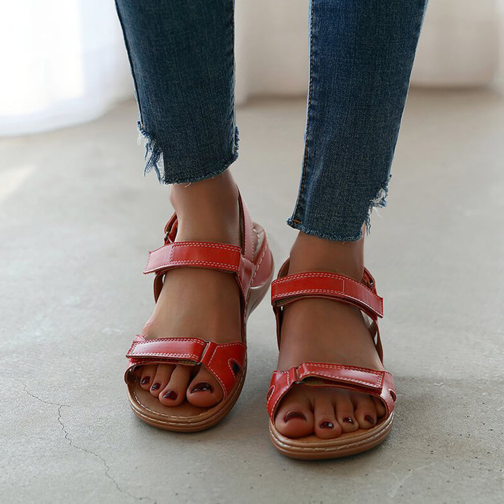 Stunahome.com Platform Wedge Velcro Ladies Sandals 19.99