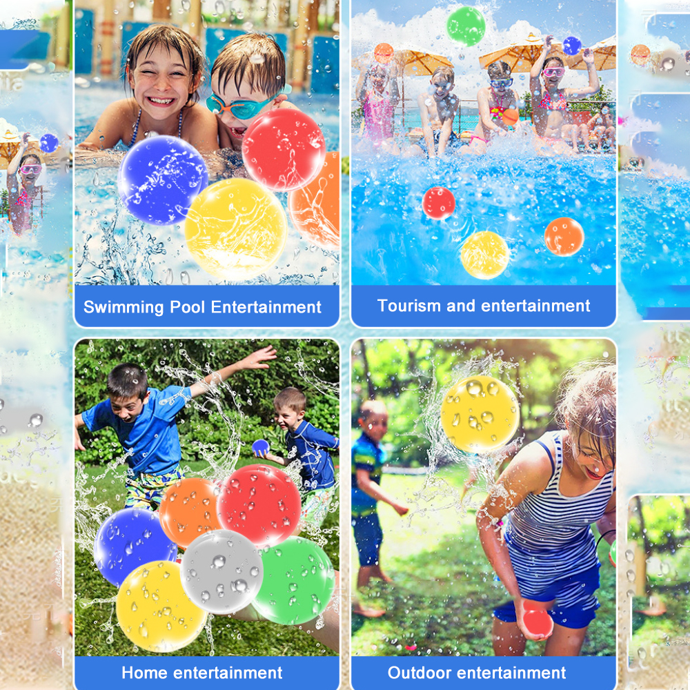 Shobous Reusable Silicone Water Ball Toys