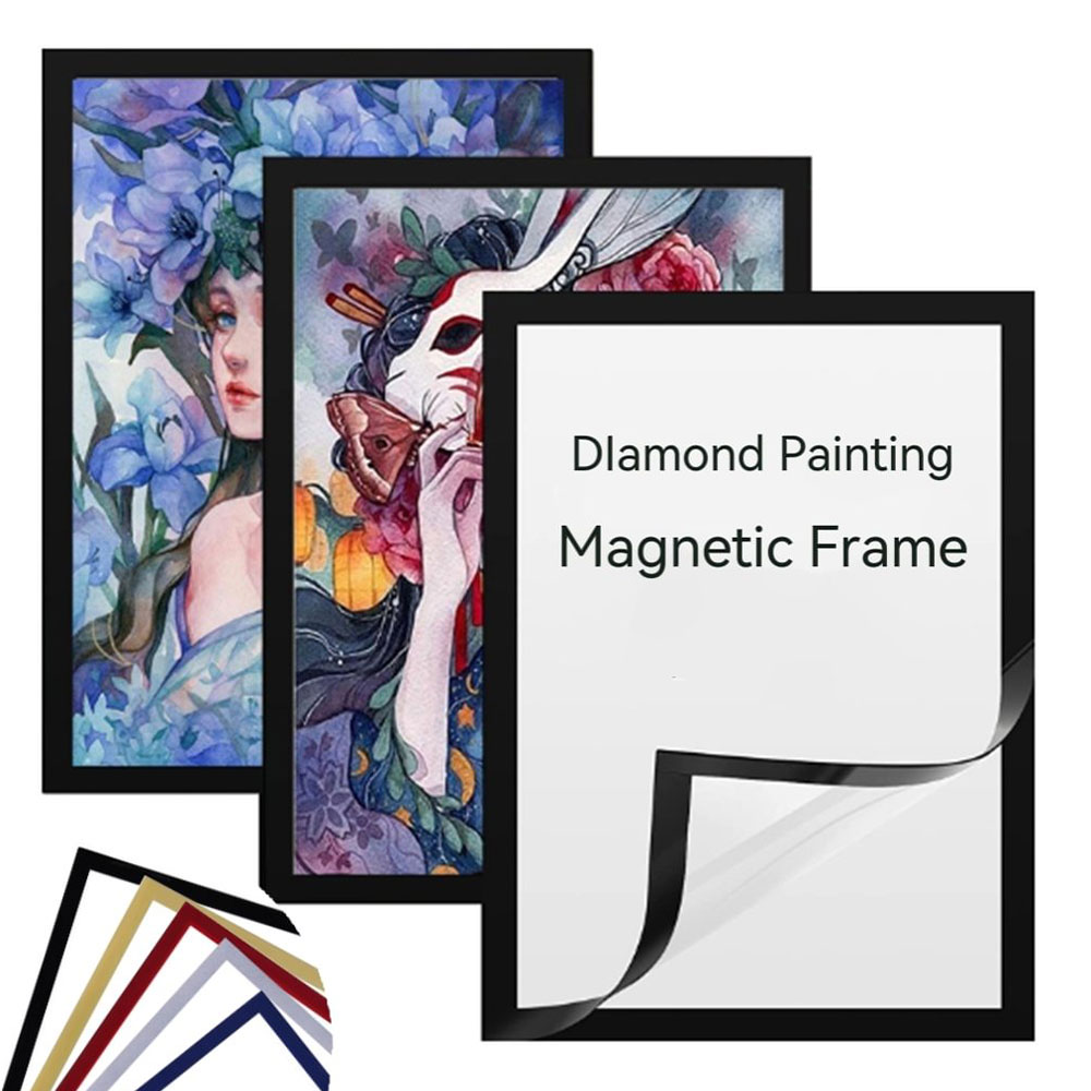 Flygooses Self-Adhesive Magnetic DIY Diamond Painting Frame 