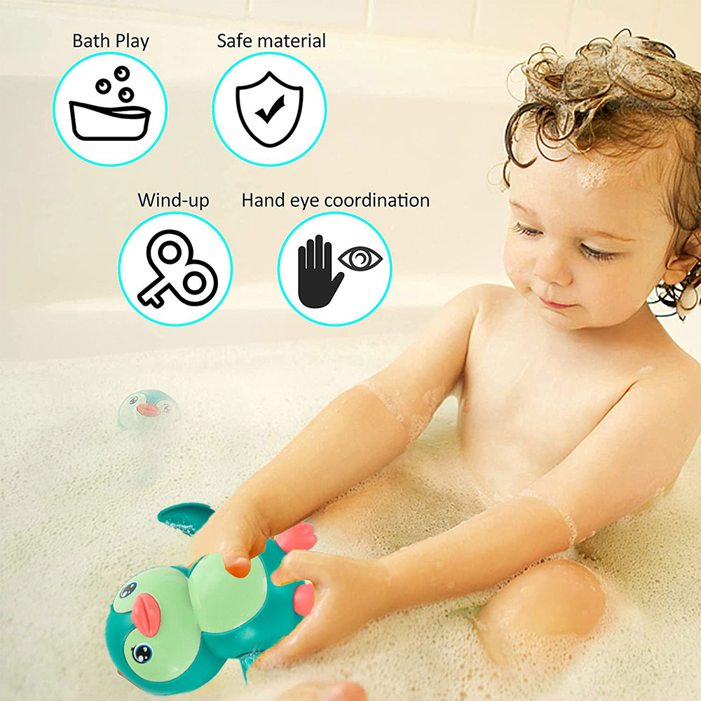 Flygooses Swimming Penguin Bath Toy