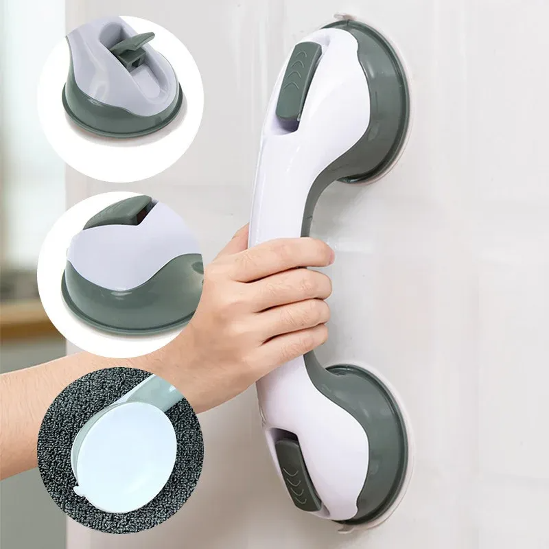 Flygooses Anti-slip Suction Cup Handle For Bathroom(2 PCS)
