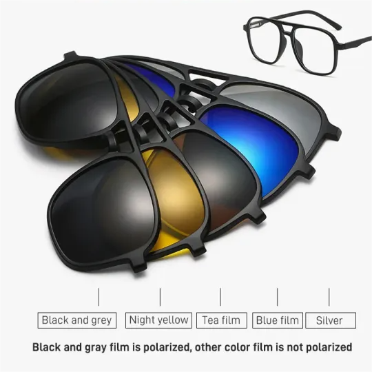 Flygooses Sunglasses Set with Replaceable Lenses