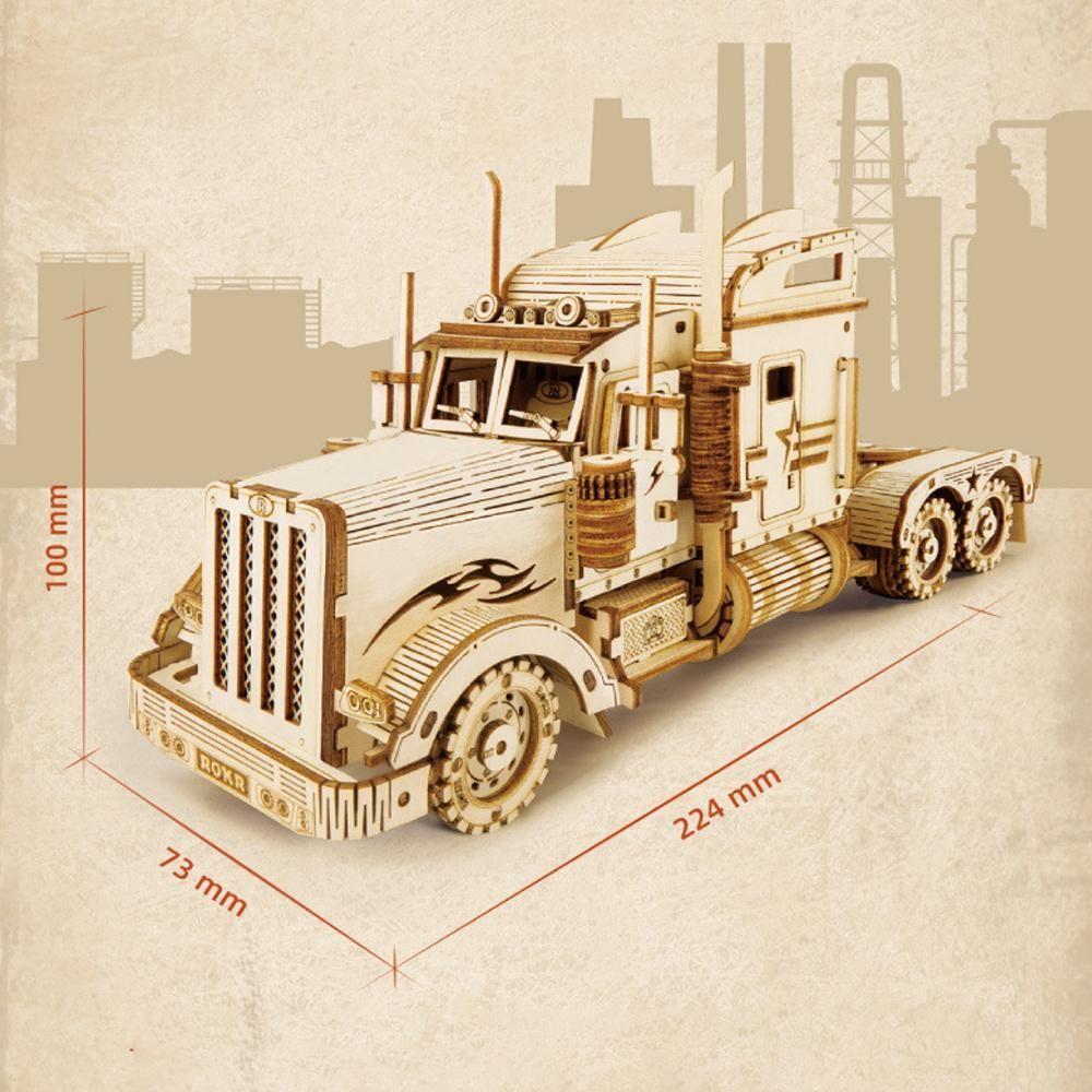 Super Wooden Mechanical Model Puzzle