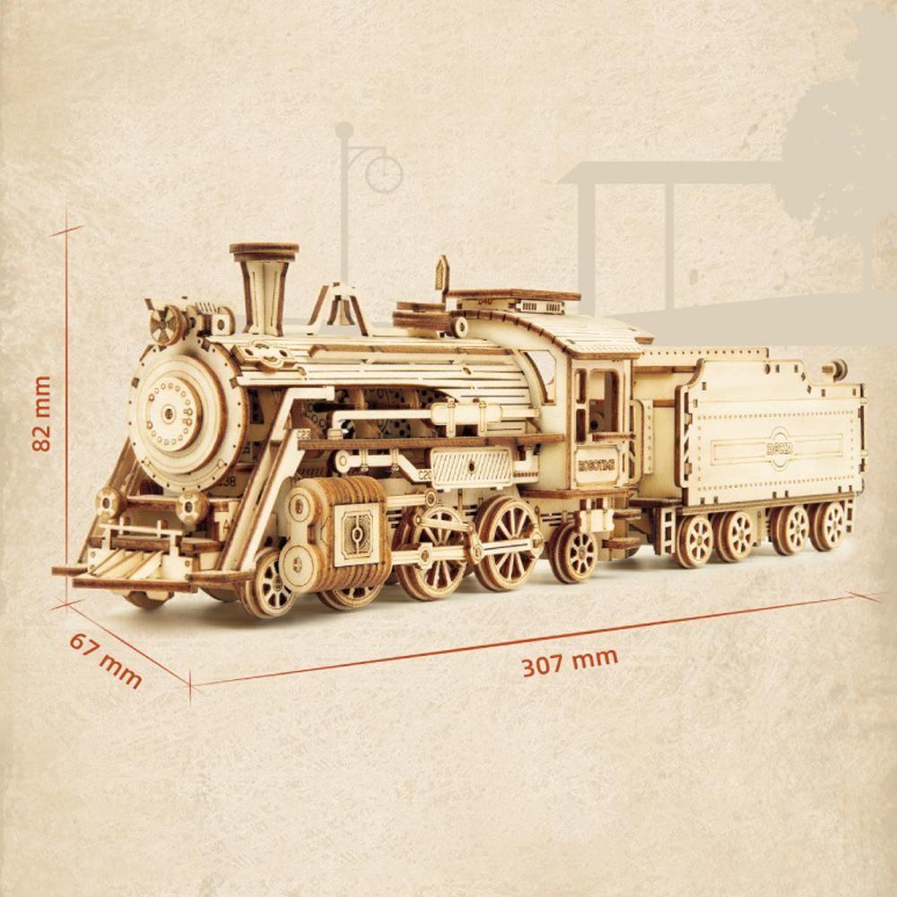 Super Wooden Mechanical Model Puzzle