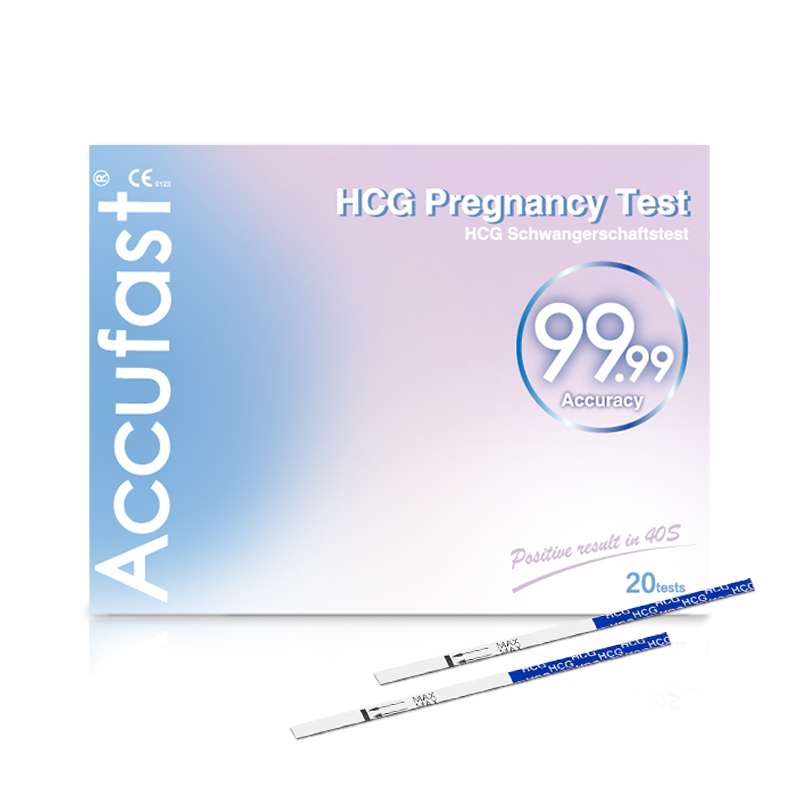 ACCUFAST-caja de 2 piezas de prueba de embarazo Hcg, semanal, pruebas de  fertilización, Kit de prueba de embarazo temprana, 10Miu, alta sensibilidad  - AliExpress