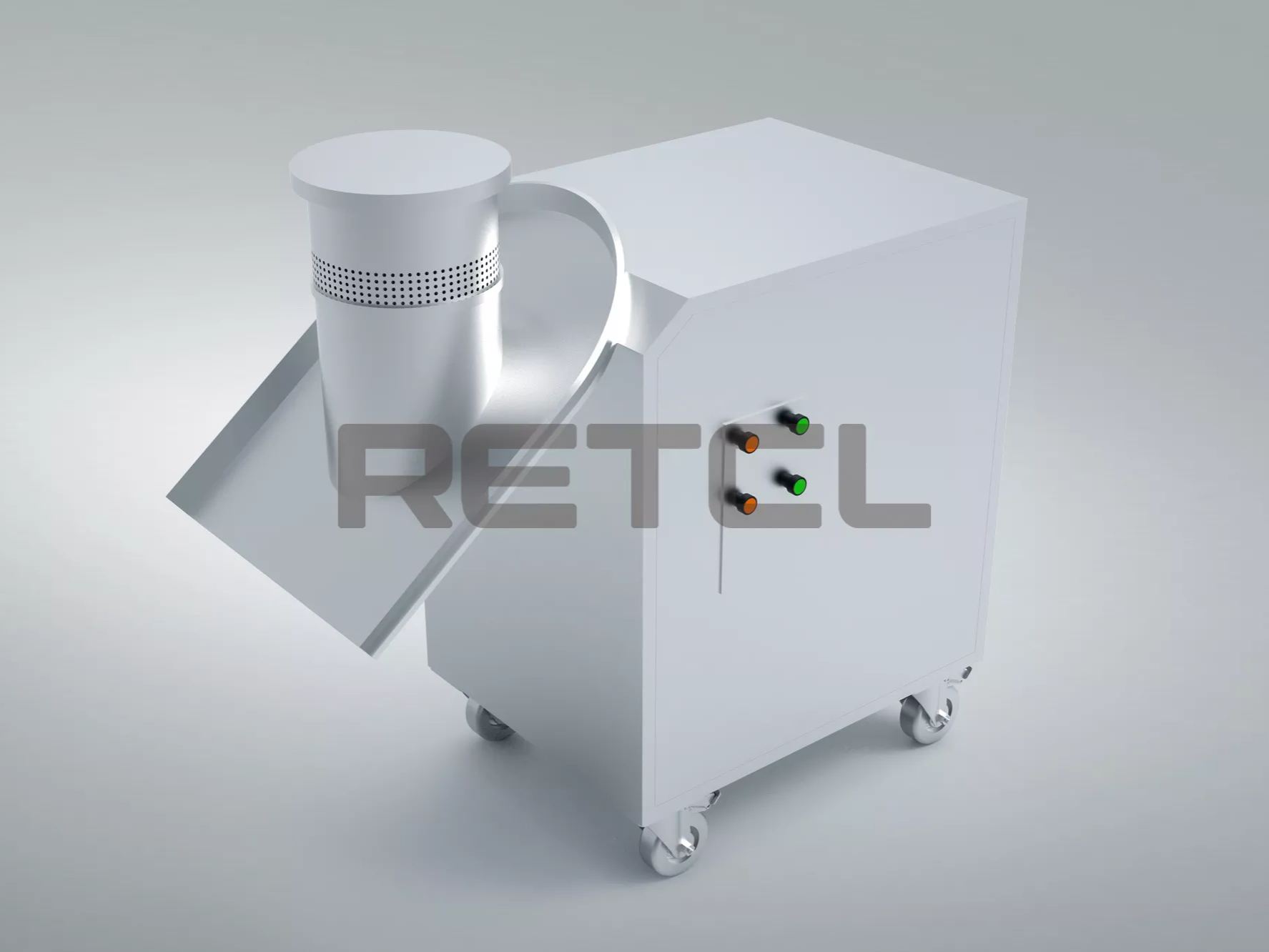 Full Size Rendering of Rotary Granulator by RETCL Process