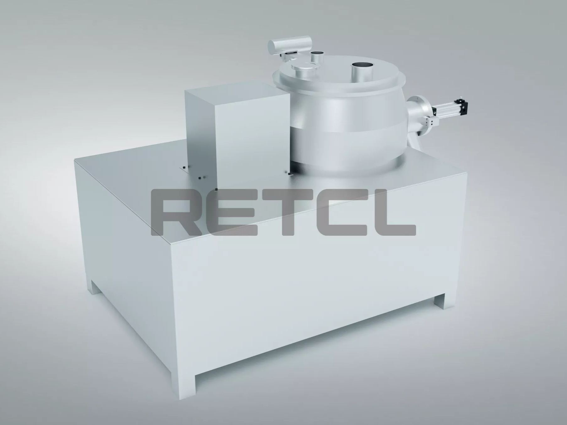 Full Size Rendering of High Efficiency Wet Mixing Granulator by RETCL Process