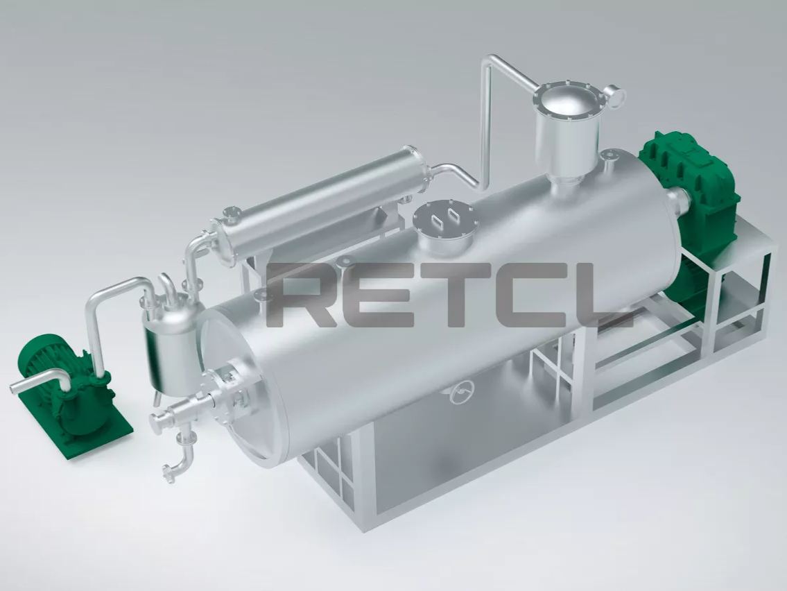 Full Size Rendering of Rake Vacuum Dryer by RETCL Process