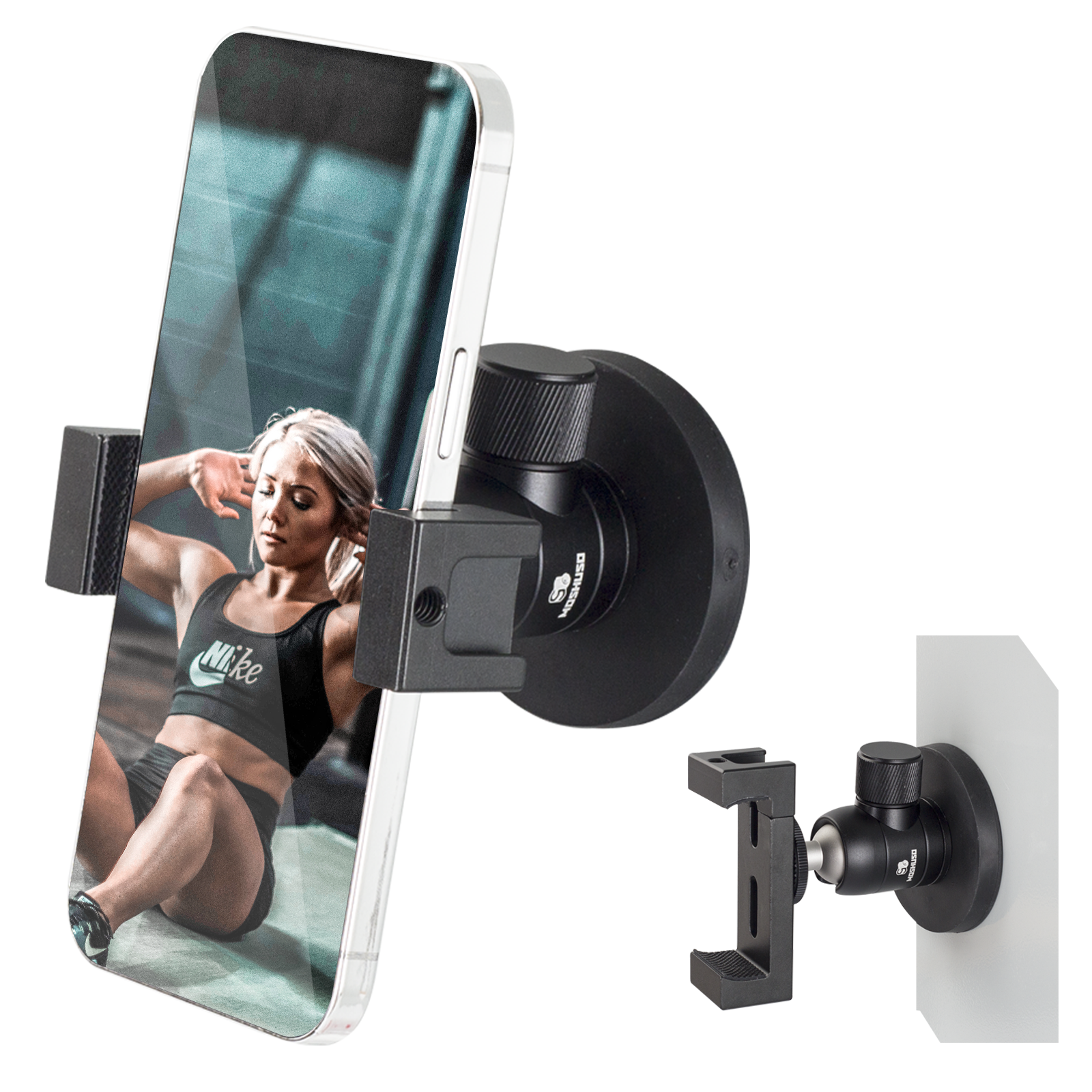MOSHUSO PM66 Phone Magnetic Mount for Gym Sports Live Broadcast, Video Shooting